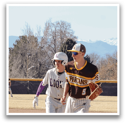 Two baseball players on a field, one wearing a white uniform and the other wearing a black and white uniform. AI generated content