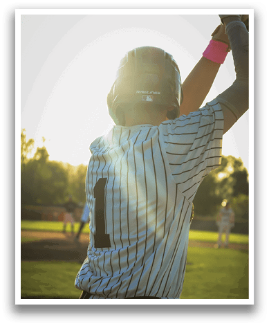 A baseball player wearing a helmet and jersey with the number 1 on it. AI generated content