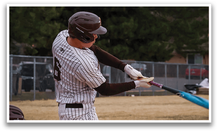A baseball player in a striped uniform is swinging a bat at a ball. AI generated content