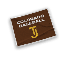 A collection of stickers and magnets featuring the letters J and L, a baseball glove, and a football helmet. AI generated content