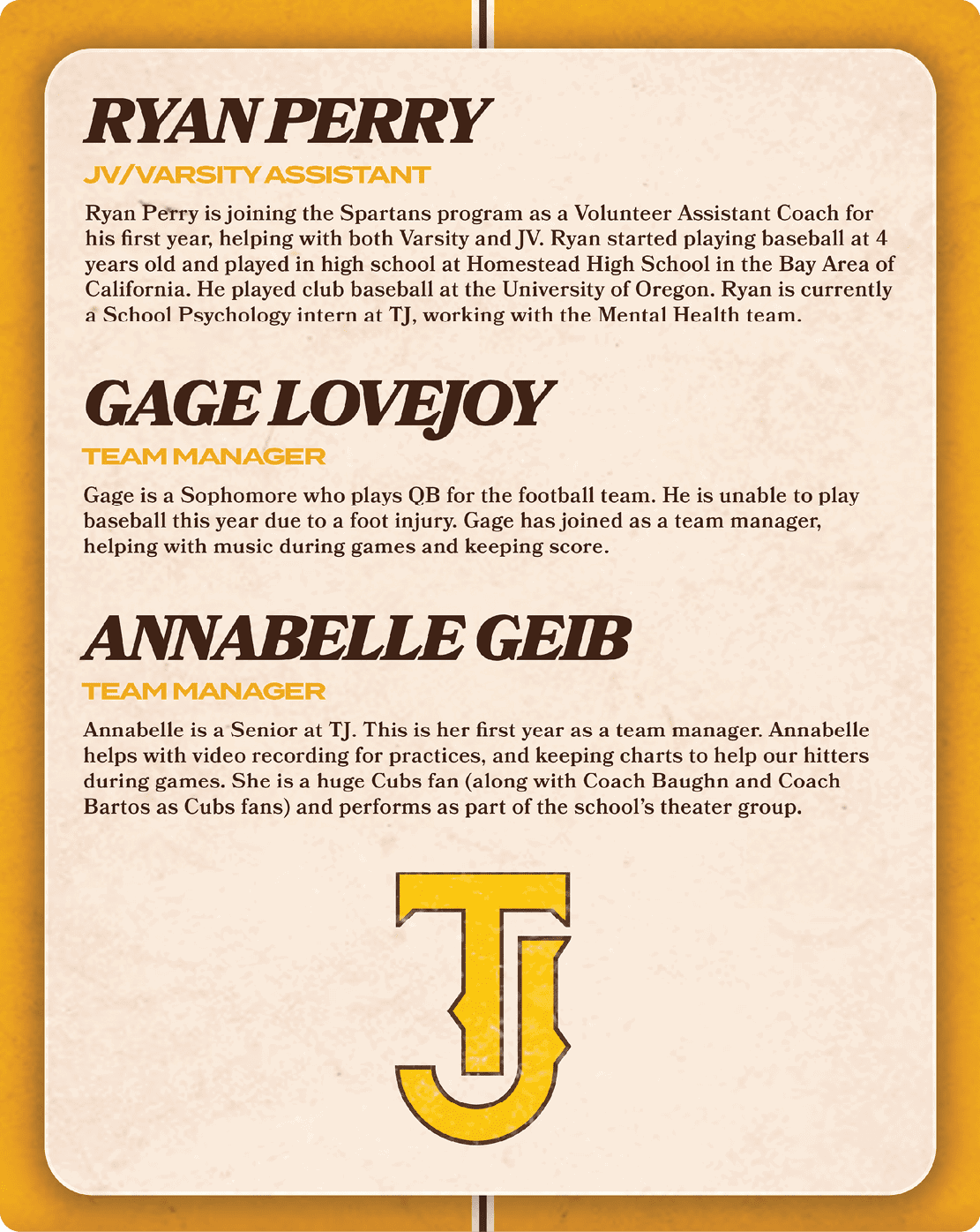 A paper with the names Ryan Perry, Gage Lovejoy, and Annabelle Geib. AI generated content