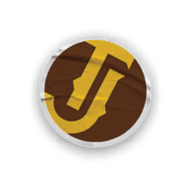 A collection of stickers and magnets with the letters J and L on them. AI generated content