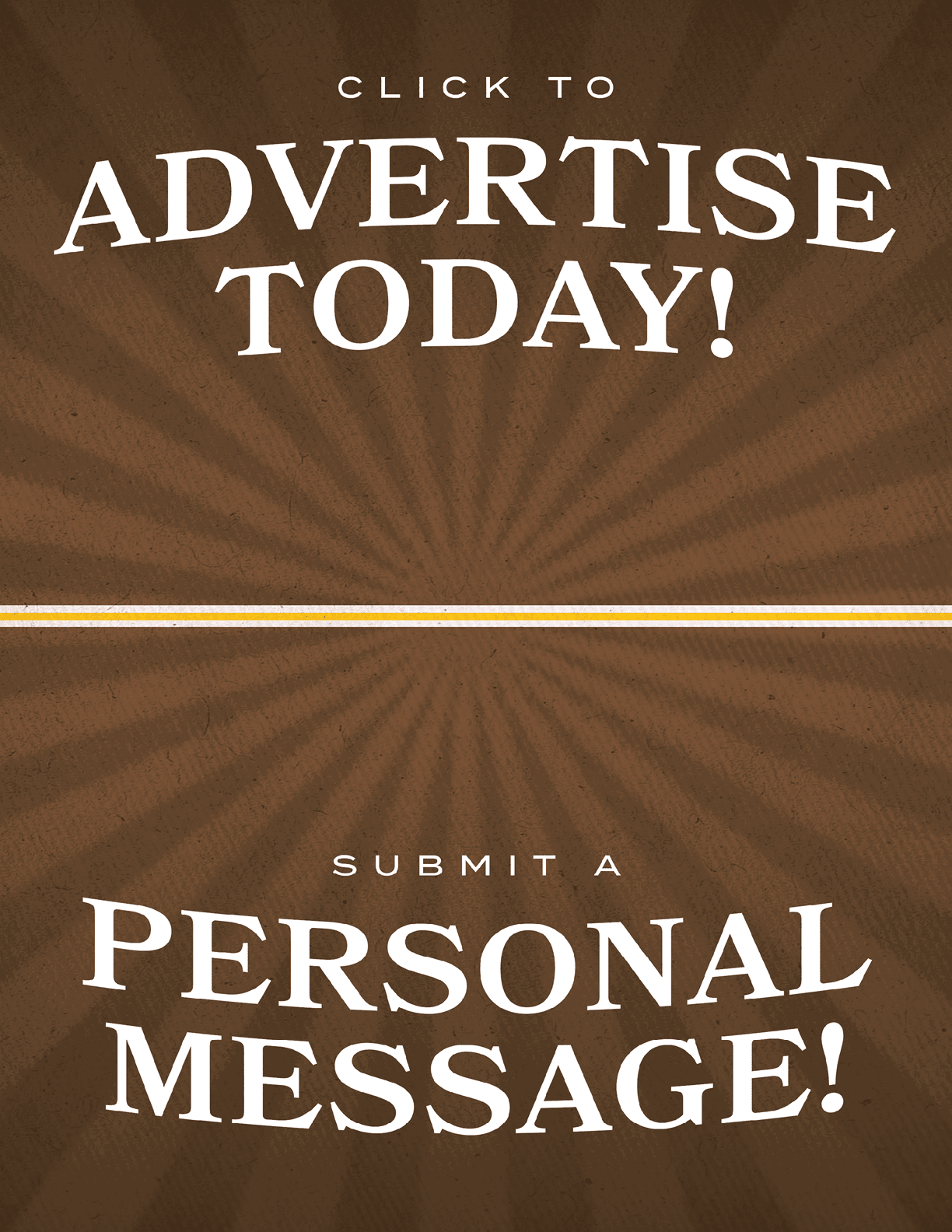 A sign advertising personal messages. AI generated content