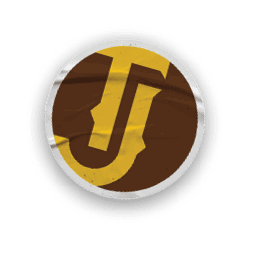 A collection of stickers and magnets featuring the letters J and L, a baseball glove, and a baseball. AI generated content