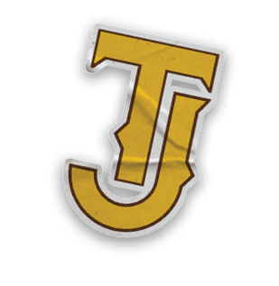 A collection of stickers and magnets featuring the letters J and L, a baseball glove, and a baseball. AI generated content