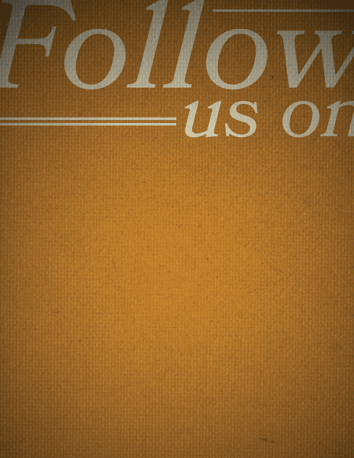 A poster with the words “Follow Us On" written in a fancy font. AI generated content