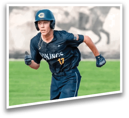 A baseball player running on the field. AI generated content