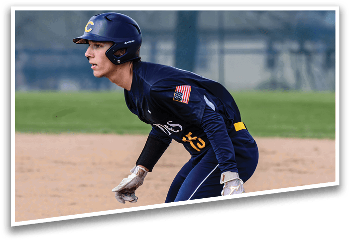 A baseball player wearing a blue helmet and a blue jersey with the number 10 on it. AI generated content