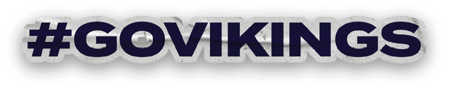 A collection of Vikings merchandise including a logo, a map of the United States, and a baseball glove. AI generated content