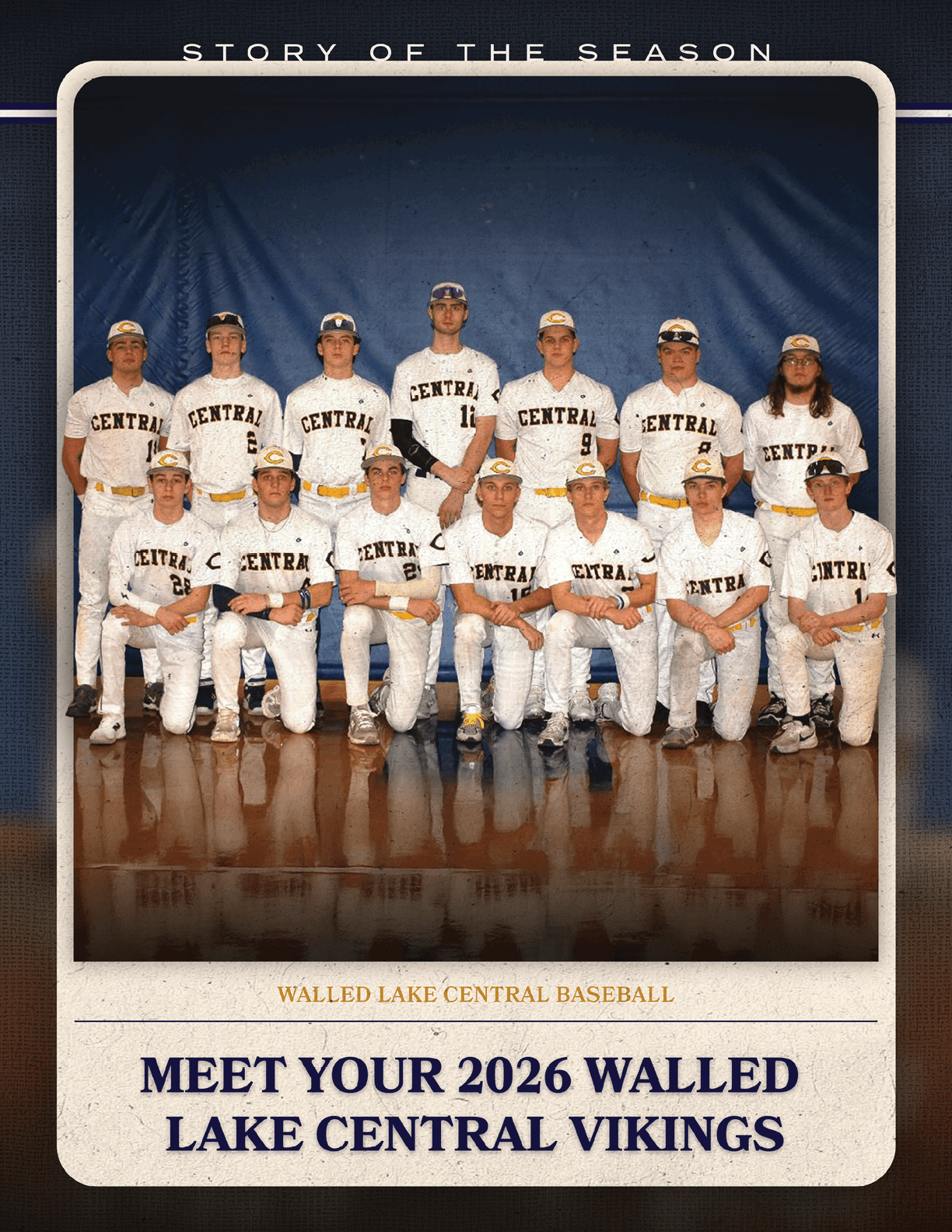 A group of baseball players pose for a photo. AI generated content