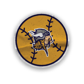 A collection of Vikings merchandise, including a helmet, glove, and other items. AI generated content