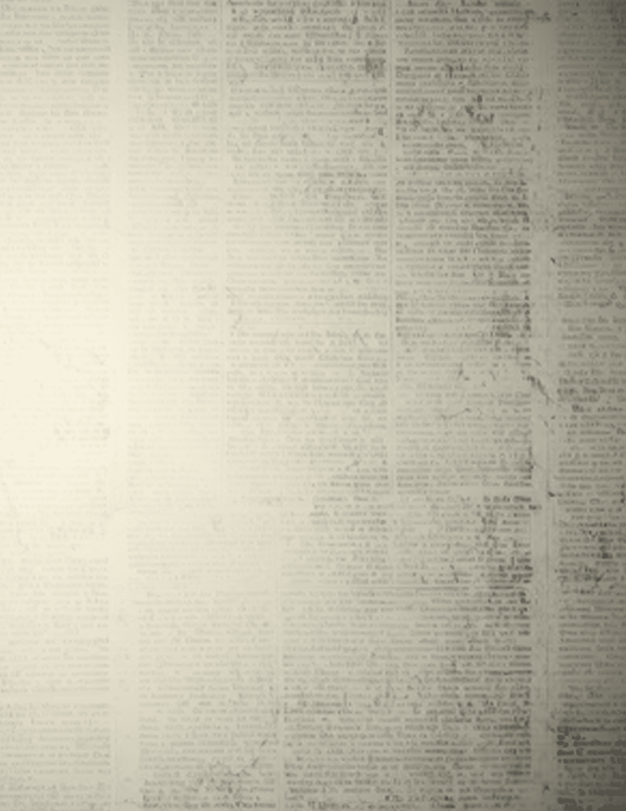 A white wall with a section of text missing. AI generated content