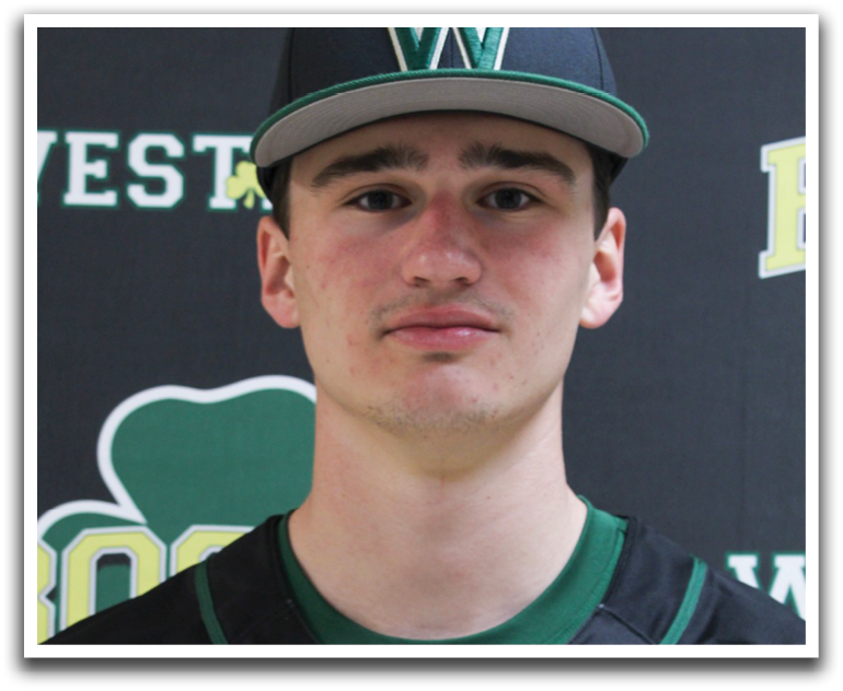 A man wearing a baseball uniform with the word “Western" on the front. AI generated content