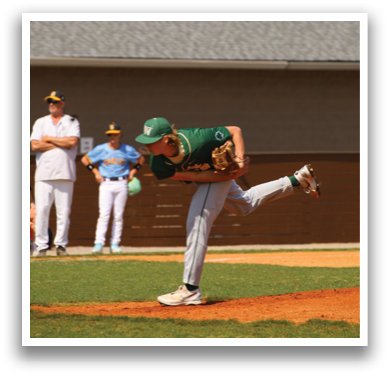 A baseball player is in the process of throwing a ball. AI generated content