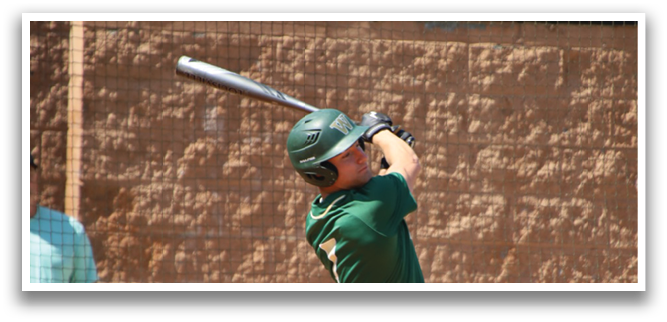 A baseball player is swinging a bat at a ball. AI generated content