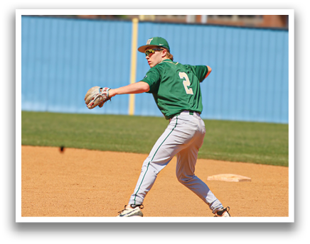 A baseball player in a green shirt and grey pants is throwing a ball on a field. AI generated content
