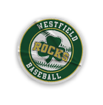 A collection of stickers and logos, including a baseball glove, a baseball bat, and a baseball player. AI generated content