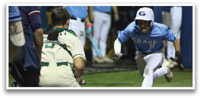 A baseball player is sliding into home plate, while the catcher tries to tag him out. AI generated content