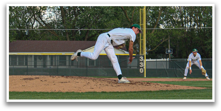 A baseball player in a white uniform is pitching a ball on a field. AI generated content