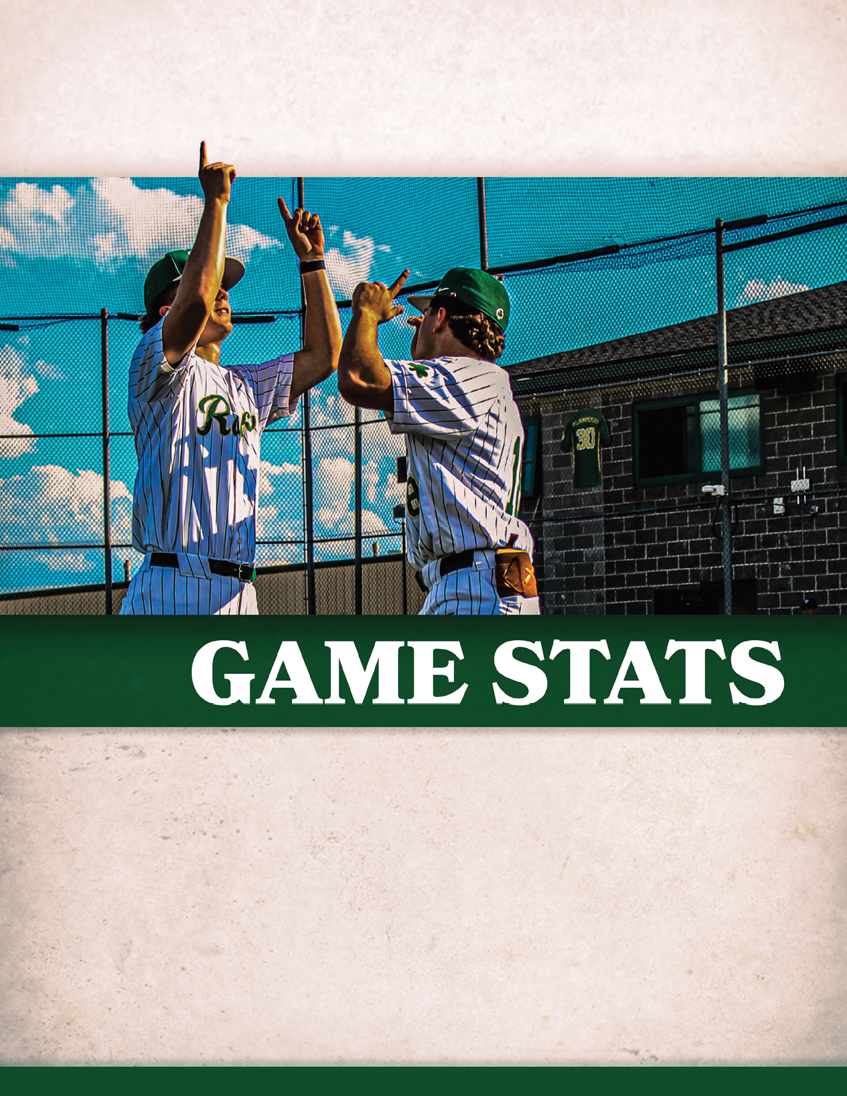 Two baseball players celebrating a win. AI generated content