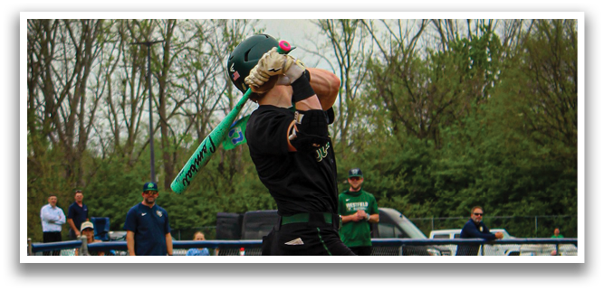 A baseball player is swinging a bat, attempting to hit a ball. AI generated content