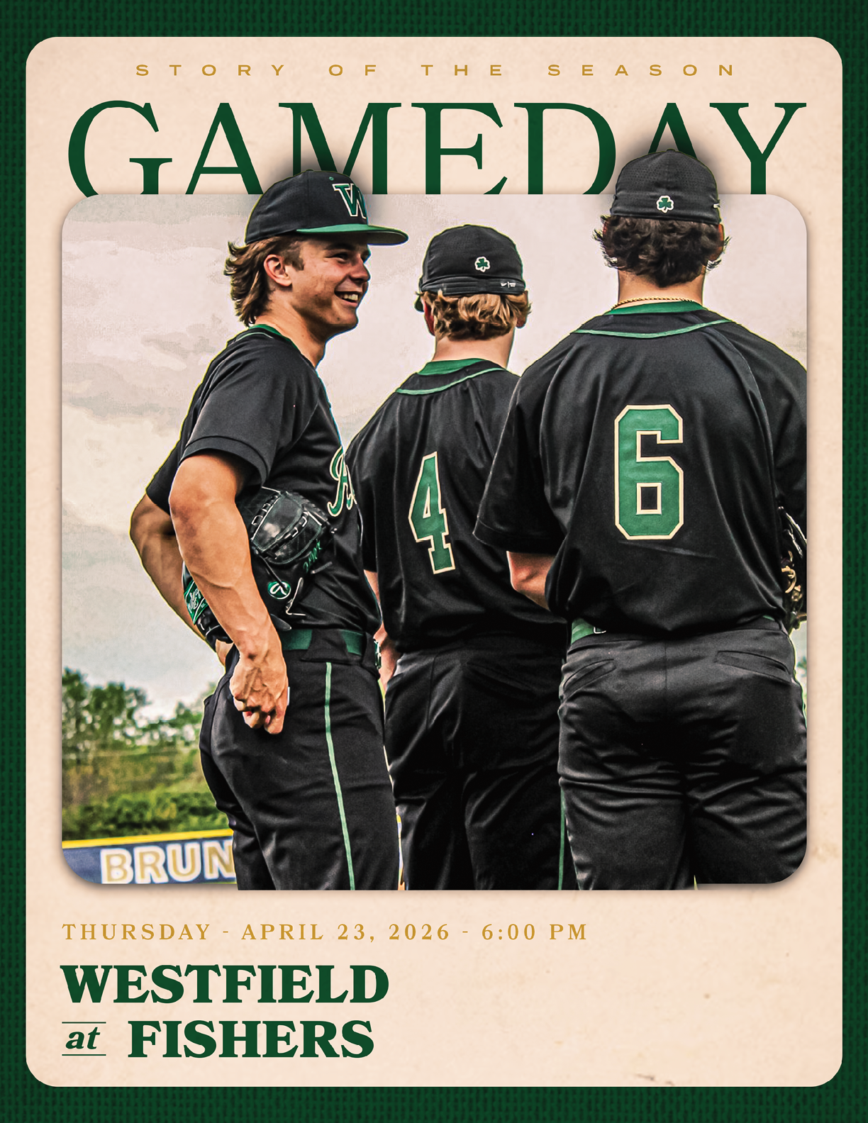 A baseball game is being played in Westfield. AI generated content