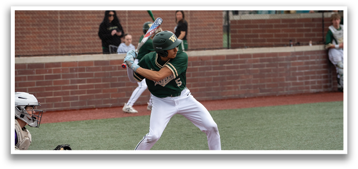 A baseball player is swinging a bat at a ball. AI generated content