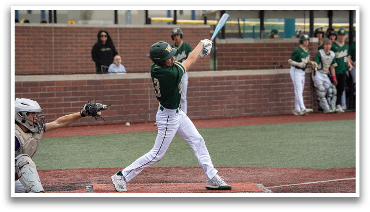 A baseball player is swinging a bat, attempting to hit a ball. AI generated content