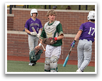 Baseball players on a field, one holding a bat, another with a glove, and a third with a bat. AI generated content