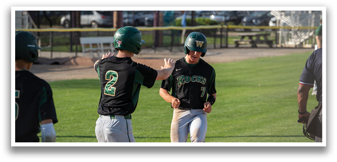 A group of baseball players celebrating on the field. AI generated content