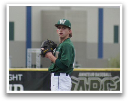 A man in a baseball uniform is standing on a field. AI generated content