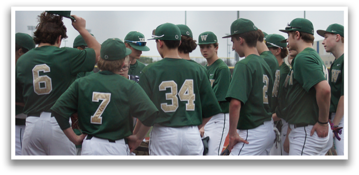 A group of baseball players wearing green uniforms and hats, standing on a field. AI generated content
