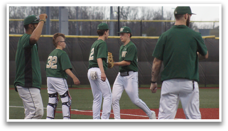 A group of baseball players on a field, one of them holding a baseball bat. AI generated content