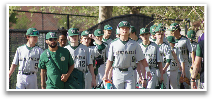 A group of baseball players walking down a path carrying their bags. AI generated content