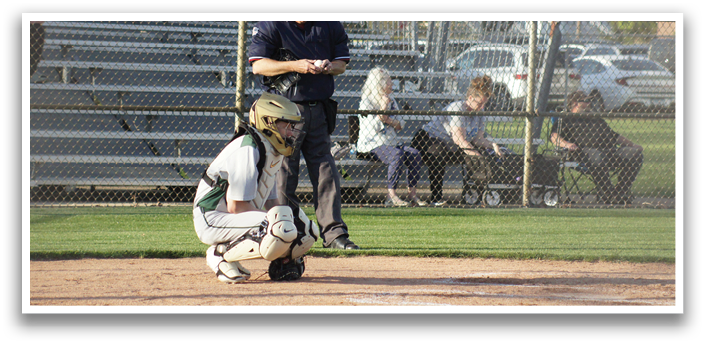 A baseball game is taking place with a catcher and an umpire behind home plate. AI generated content