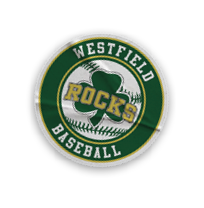 A collection of stickers and logos, including a baseball glove, a baseball bat, and a baseball player. AI generated content