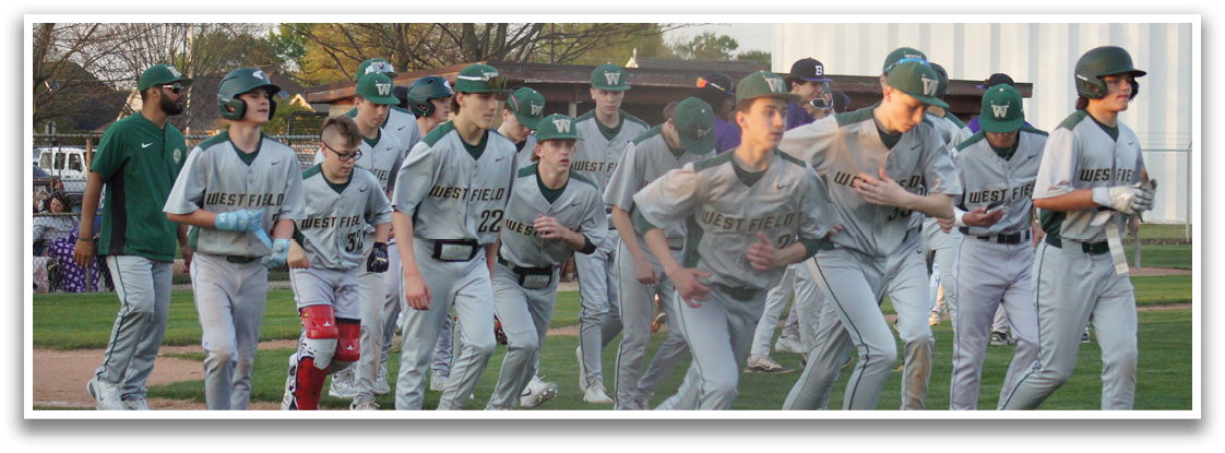A group of baseball players in uniforms running on a field. AI generated content