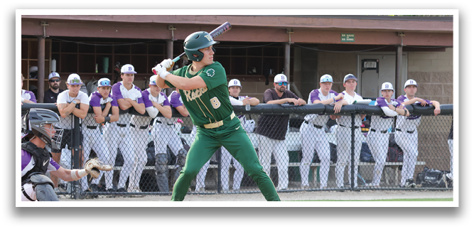 A baseball player in a green uniform is swinging a bat, with a crowd of people watching. AI generated content