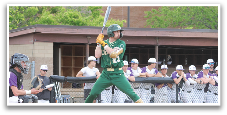 A baseball player is swinging a bat, with a group of players watching from the dugout. AI generated content