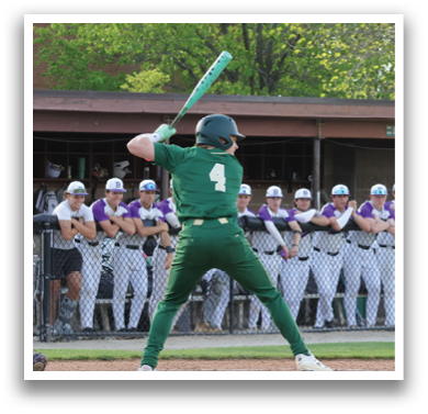 A baseball player is swinging a bat, with a crowd of players watching from the dugout. AI generated content