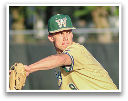 A baseball player in a yellow and green uniform is pitching a ball. AI generated content