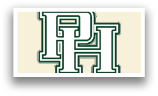 A green and white logo for a school. AI generated content