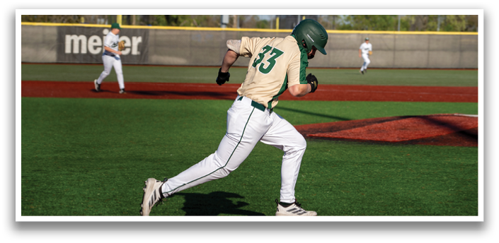 A baseball player is running on the field. AI generated content
