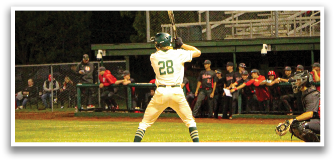 A baseball player is at home plate, holding a bat and waiting for the pitch. AI generated content