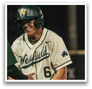 A baseball player wearing a green and white uniform with the number 6 on the back. AI generated content