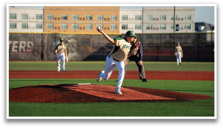 A baseball player is pitching a ball on a field. AI generated content