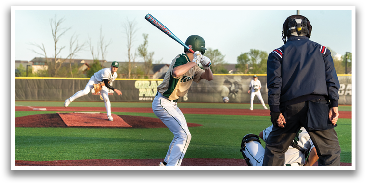 A baseball player is swinging a bat at a ball during a game. AI generated content