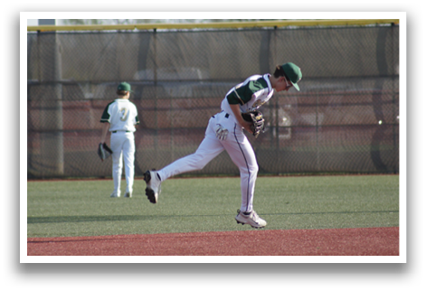 A baseball player is running towards a base while another player watches. AI generated content