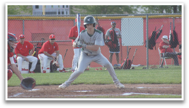 A baseball player in a grey uniform is holding a bat, ready to swing at a pitch. AI generated content