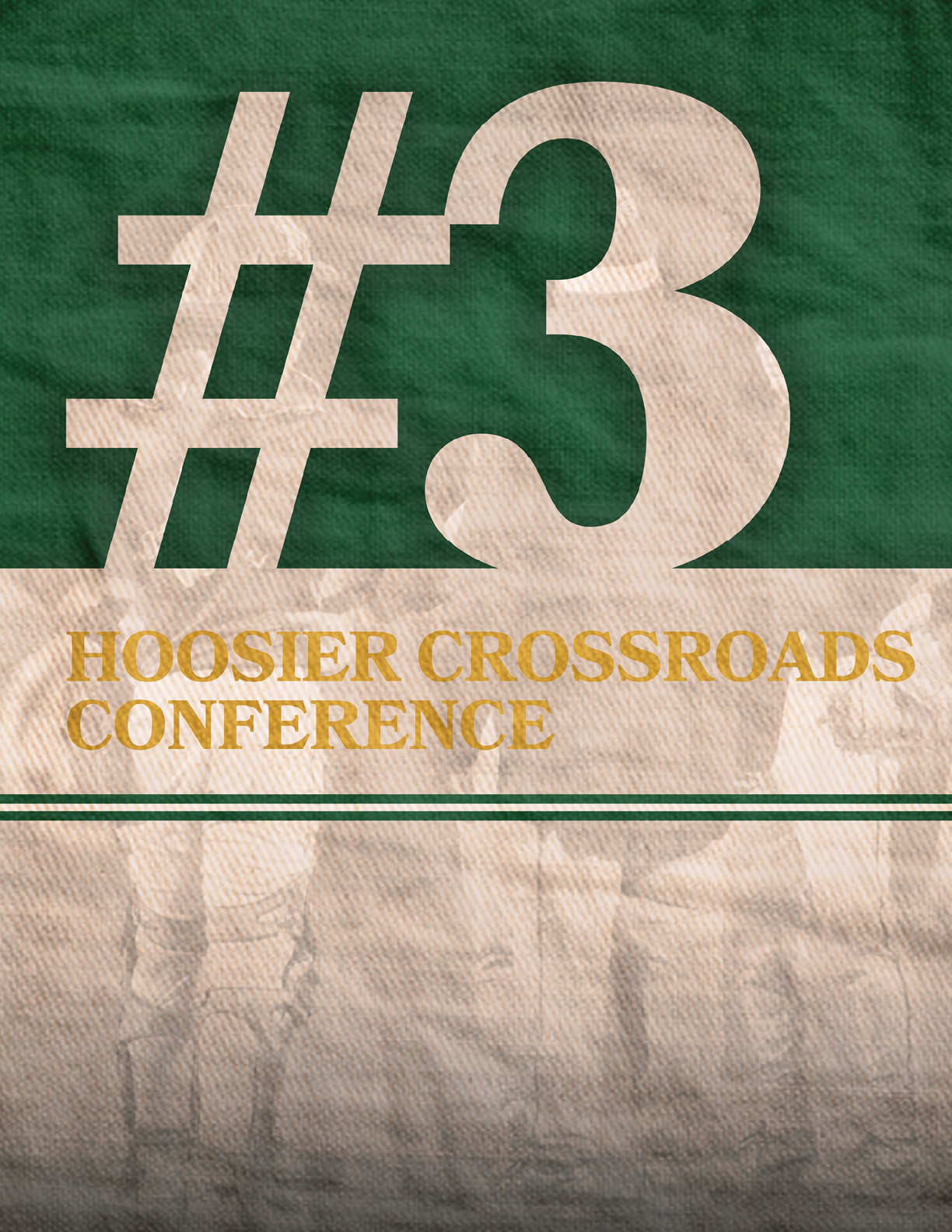 A green and white sign with the number 3 on it. Description generated by AI